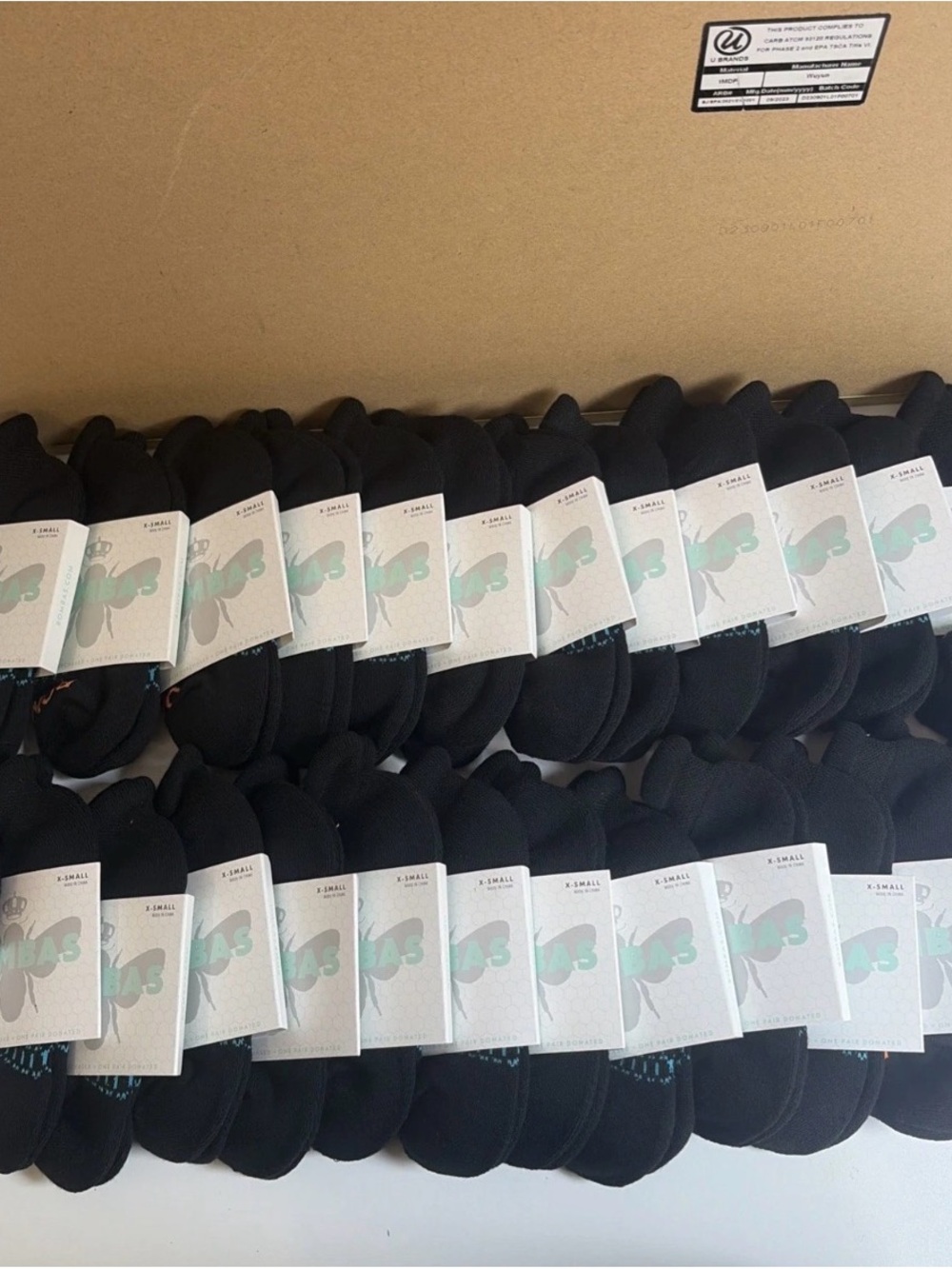 X-small Bombas ankle socks kids 25 pairs